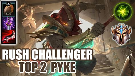 Wild Rift Pyke TOP 2 RUSH Challenger Ranked Game Build YouTube