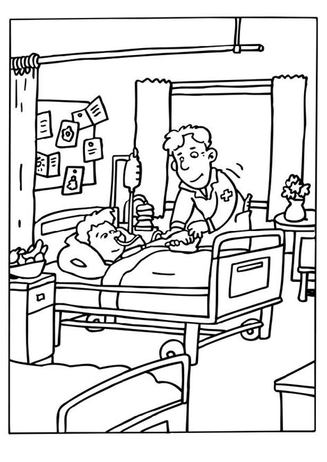 Hospital Coloring Pages Printable Free Clip Art Library