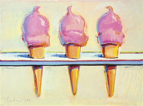 Wayne Thiebaud Et Ice Cream