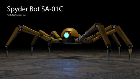 Artstation Spyder Bot Sa 01c The Spider Robot For Surveillance