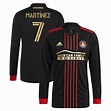Josef Martínez Atlanta United FC adidas 2021 The BLVCK Kit Replica Long ...