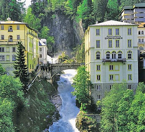 Gasteiner Wasserfall in Österreich Salzburger Land alpen guide de