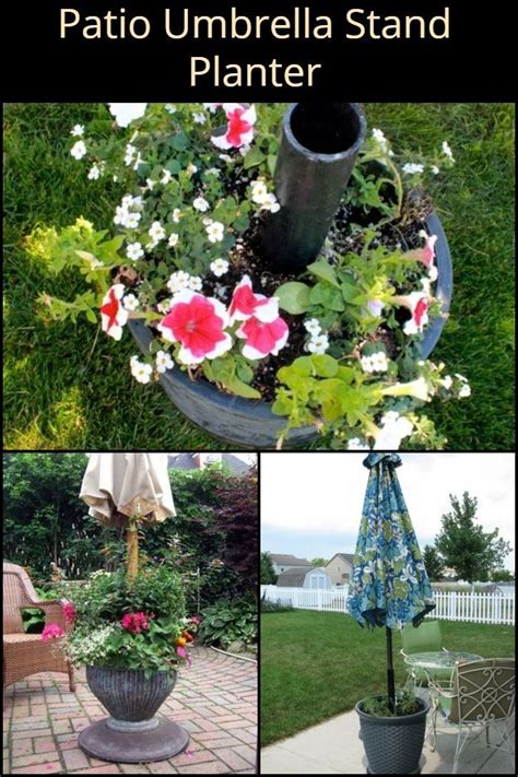 A patio umbrella is one of the most loved patio furniture since how well it transforms the look of the patio and creates a nice place to relax. DIY Heavy Duty Patio Umbrella Stand and Planter in One! | Patio umbrella stand, Umbrella stand ...