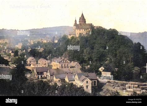 Schwarzenberg Castle Saxony Buildings In Schwarzenbergerzgeb 1909