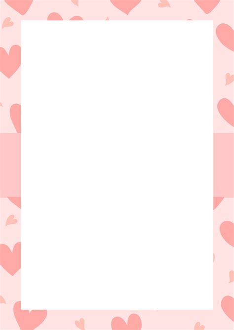 Pink Page Border In Illustrator Word Download