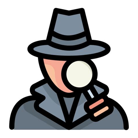 Detective Avatar Man Person Investigation Crime And Security Icons