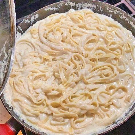 Nothing ever tastes 100% and this recipe is actually even better the next day where it has had time to thicken up as the olive garden's smooth tasting sauce is. Olive Garden's Alfredo Sauce - alldelish