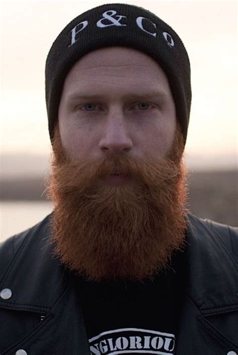 Full Thick Red Beard And Big Mustache Beards Bearded Man Men Redhead