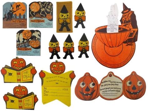 Vintage Halloween Ephemera 17 Lot 272