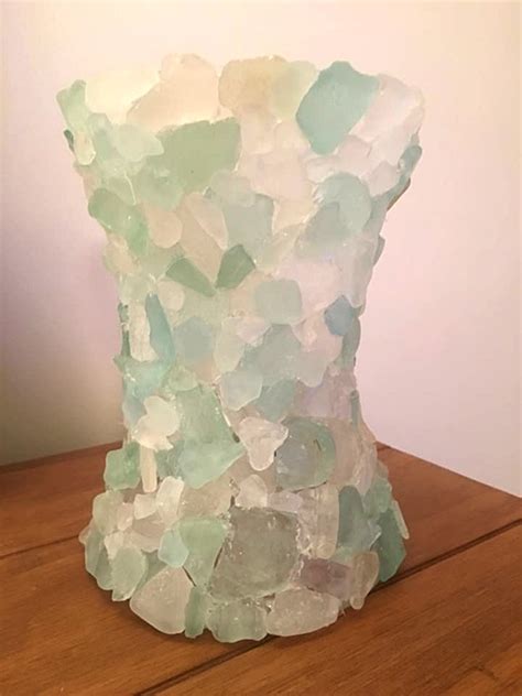 Sea Glass Diy Projects Frame And Vase