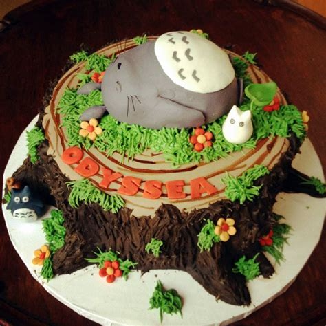 Yo Quiero Un Queque Así Totoro Cake Studio Ghibli Food Anime