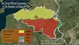 The 3 official languages of Belgium | Language map, Belgium map ...