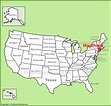 Hartford location on the U.S. Map