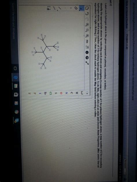 Solved Label Each Hydrogen Atom In The Given Compound As Chegg