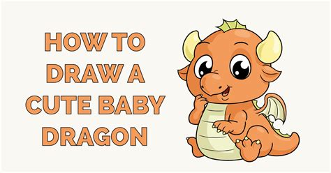 How To Draw A Cartoon Baby Dragon