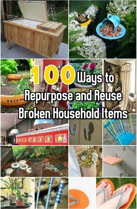 100 Ways To Repurpose And Reuse Broken Household Items Repurposed