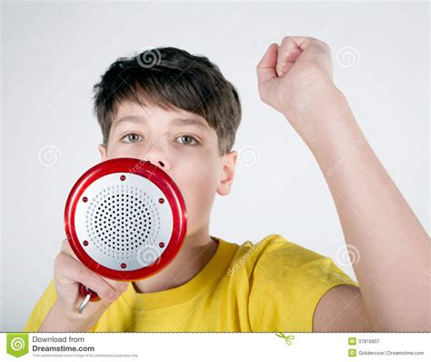 Lets Make Some Noise Stock Image Image Of Voice Speaker 37816907