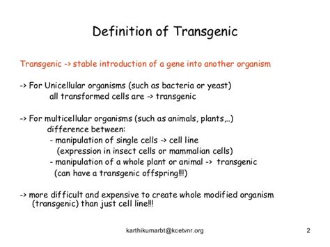 Transgenic organisms are also termed genetically modified organisms (gmo). Transgenic animals new