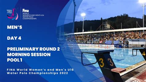 Day 4 Preliminary Round 2 Morning Session Mens U16 Water Polo