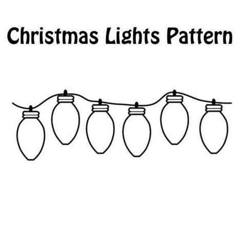 Christmas lights coloring pages printable. Christmas Lights Coloring Page coloring page & book for kids.