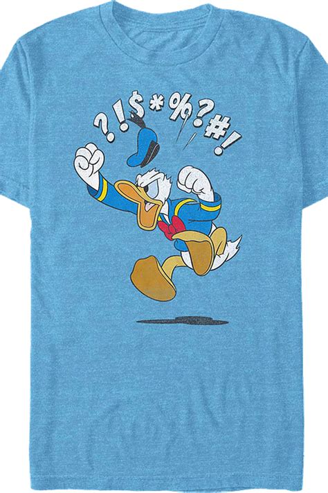 Angry Donald Duck Disney T Shirt