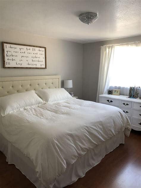 behr chic grey master bedroom home
