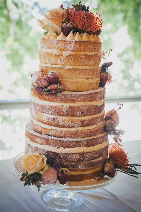 Naked Cakes For A Fall Wedding Southbound Bride