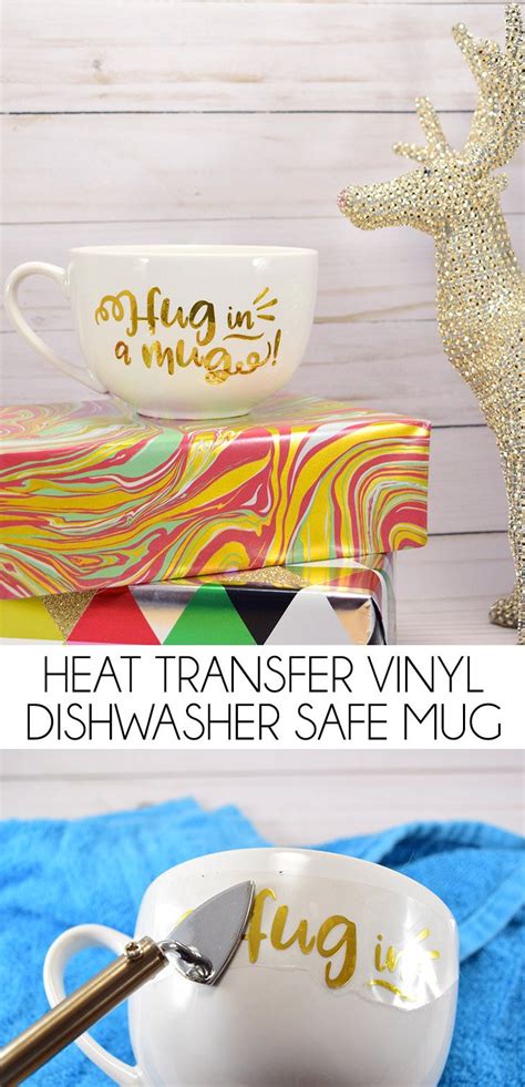 Learn How To Iron Htv On A Mug Heat Transfer Vinyl On A Mug Is