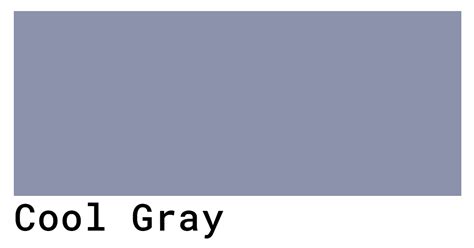 Cool Gray Color Codes - The Hex, RGB and CMYK Values That You Need