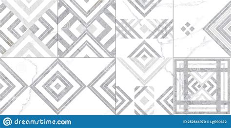 Geometric Pattern Of Marble Wall Textur Stock Illustration
