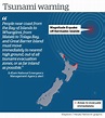 新西蘭北島海域發生地震 引發的第一波海嘯抵達新西蘭海岸 - 時光新聞