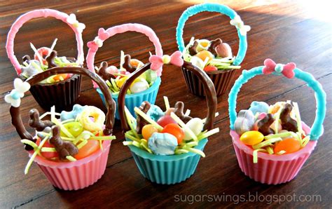 Sugar Swings Serve Some Mini Chocolate All Edible Easter Baskets
