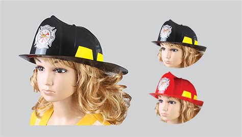Kids Plastic Fireman Hat Toyfireman Helmet Toy For Kids Role Play Game