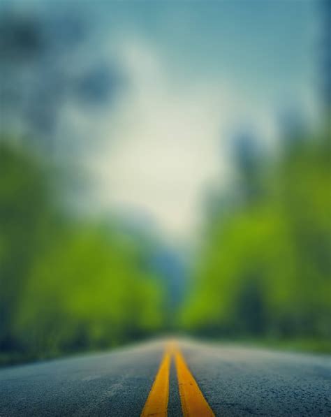 Blur Road Background With Amazing Green Tone Effect Download