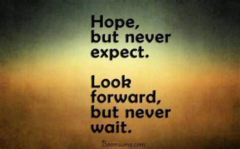 Positive Thoughts Of The Day ‘never Expect Never Wait Life Quotes