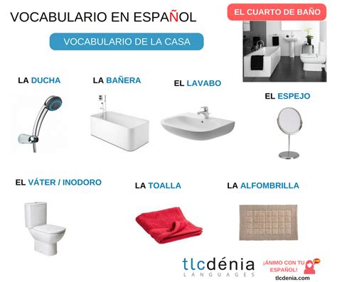 Vocabulario De La Casa Los Muebles Del Cuarto De Baño Español Ele