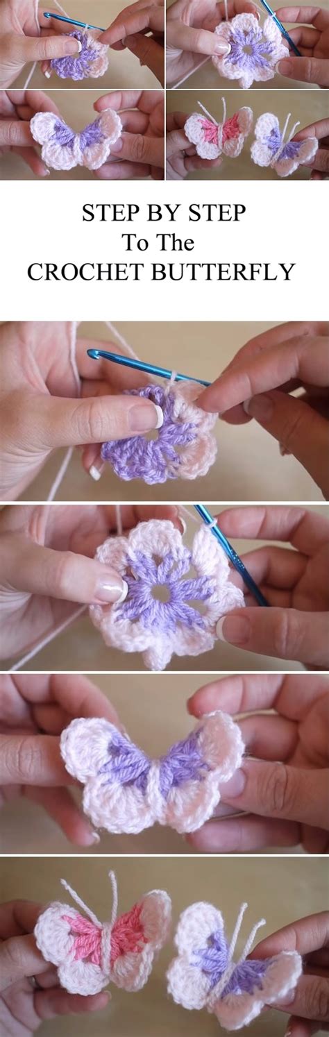 Crochet Amazing Butterfly Tutorial Love Crochet