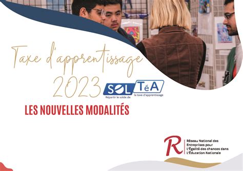 Solde 13 De La Taxe Dapprentissage Nouvelles Modalités En 2023 Le Réseau