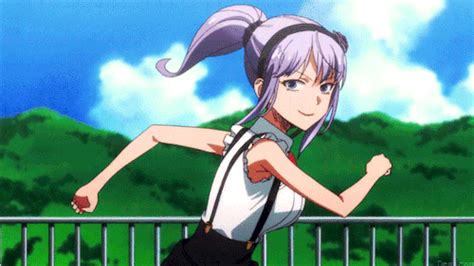 Image Hotaru Shidare Running  Dagashi Kashi Ep 4 Animevice