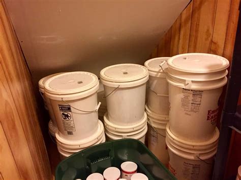 Long Term Food Storage How To Plastic Buckets Oxygen