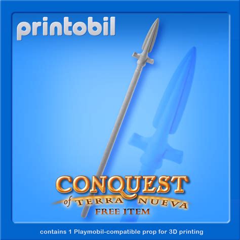 Free Stl File Playmobil Conquest Conquistador Pica Lance Playmobil