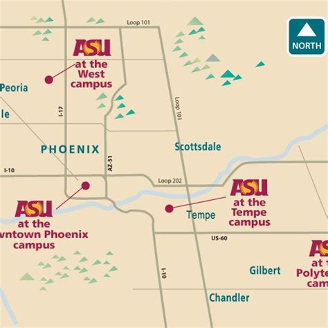 29 Asu Tempe Campus Map Maps Online For You