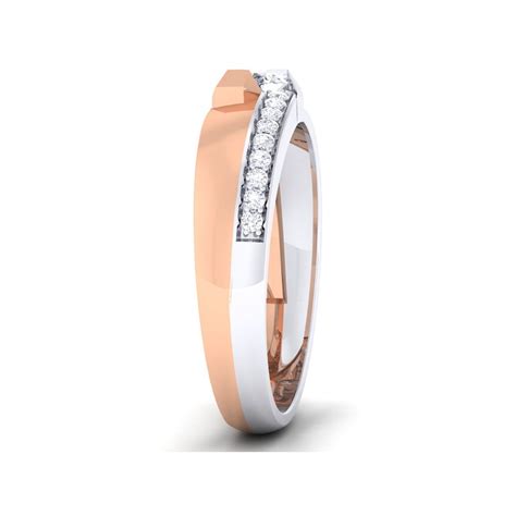 Capture the heart with unique two tone engagement rings that perfectly blends gleaming white gold with rose gold or yellow gold. 0.47 carat 18K White & Rose Gold - Scarlett Engagement ...