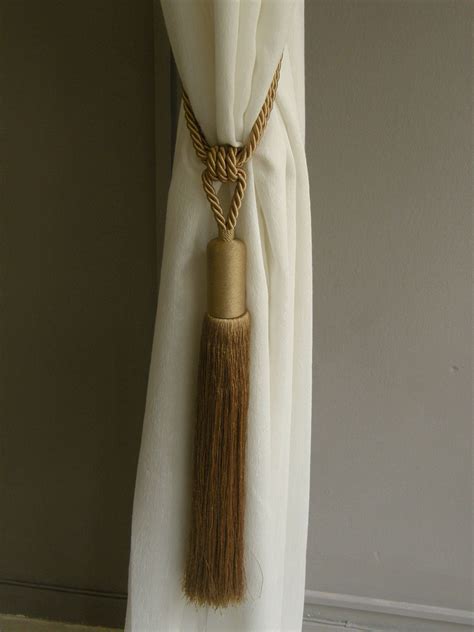 Fantastic Extra Large Tassel Tie Backs Voile Curtains For French Doors