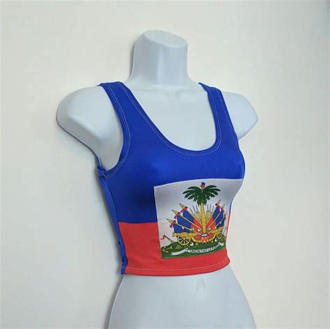 crop tops cropped tank top haiti tattoo haitian independence day caribbean outfits haiti