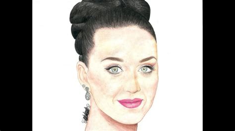 Dibujando A Katy Perrydrawing Katy Perry Youtube