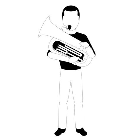 110 Child Playing Tuba Stock Illustrations Royalty Free Vector