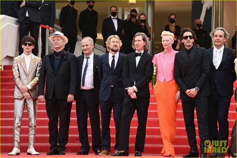 Timothee Chalamet Leans On Tilda Swinton S Shoulder During French