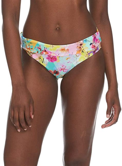 Skye Swimwear Womens Swimwear Medium Foldover Floral Bikini Bottom M
