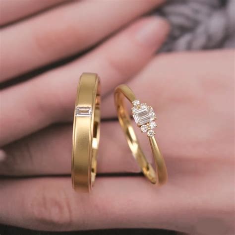 2022 New Wedding Ring Gold Real 10k 14k 18k Gold Ring Diamond